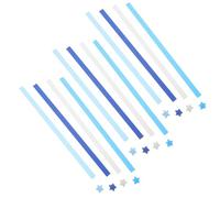 BESTonZON Bandes de Papier Origami D’étoile Dégradée Bleu 24 Cm, 4050 Pièces pour Loisirs Créatifs, Décoration Noël et Activités Manuelles Garçon et Filles