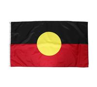 BESTonZON Bannière du Drapeau National Indigène en Polyester 90x150cm Œillets en Laiton, Résistante la Décoloration, Décoration Extérieure pour Jardin et Intérieur