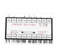 BESTonZON Barrettes à Ressort Acier Inoxydable 15 MM Kit de 144 Pièces de 8 à 25 MM pour Réparation et Réglage de Bracelets de Montre Accessoires Solide Compatibles Montres Classiques et