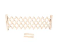 BESTonZON Barrière Extensible Bois pour Animaux Clôture Autoportante Rétractable Portillon Sécurisé Adaptable pour Intérieur Protection Chat et Porte