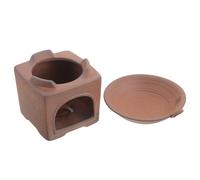 BESTonZON Base Chauffe-théière en Argile Style Japonerie Contrôle Précis Température et Diffusion Homogène pour Restaurant et Bureau