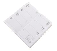 BESTonZON Bloc-Notes Agenda A6 2025 en Cuir Synthétique Vert Foncé Rayé Carnet de Planification Quotidien Multifonction Agenda Organisateur Pratique pour Bureau Voyage et Usage Personnel