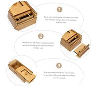 BESTonZON Boîte à Énigmes Bois pour Garçon Fille avec Compartiments Secrets Éducatif Créatif de Cadeau Puzzle pour Garçons et Filles