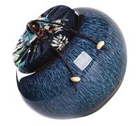 BESTonZON Boîte à Thé en Céramique Stockage De Thé Lâche Pots à Thé Vintage Boîte De Thé en Vrac Pot à Thé en Céramique Mini Contenants avec Couvercles Pot De Boîte à Thé Ménage Spaghetti