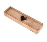 BESTonZON Boîte D'annonce de Grossesse en Bois, Étui à Souvenirs pour Test de Grossesse, Rangement pour Faire-part de Naissance, Présent pour Femme Enceinte