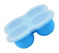 BESTonZON Boîte de Conservation Alimentaire Silicone Cavités avec Couvercle Bac Congélation Purée Hermétique pour Stockage Pratique