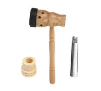 BESTonZON Boîte De Moxibustion Portable En Bois Brûleur De Moxa En Forme De Gourde Pour Massage Des Points D'Acupuncture À Tout Moment Sur Nombril Et Taille Ensemble 3 Pièces