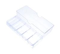 BESTonZON Boîte De Rangement Compacte pour Perles - Contenant pour Jetons De Poker pour Mahjong Jeux De Cartes Idéal pour Les Voyages