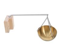 BESTonZON Bol Diffuseur Huile Essentielle pour Sauna Mural Acier Inoxydable Bol Aromathérapie Compact et Résistant pour Spa et Salon Accessoire Multifonction pour Diffusion