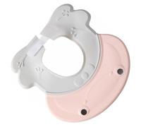 BESTonZON Bonnet de Shampoing pour Garçon et Filles Rose, Protège les Oreilles Yeux de L'eau, Design Ajustable Visière à Courbure Inversée, pour Bain et Bain