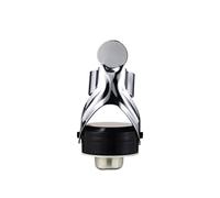 BESTONZON Bouchon à vin en acier inoxydable - Bouchon à champagne à vide d’air - Pour bouteilles de Champagne, Cava, Prosecco, Vin pétillant - Pompe à pression intégrée - Taille 4,9 x 6,5 cm