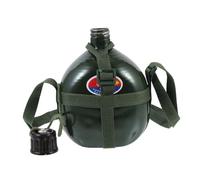 BESTonZON Bouilloire D'entraînement Bouteille Camping Titane Isolé Gourde Portative Cantine Cantine D'eau Cantine De Survie Cantine En Plein Air Vert De L'armée Nylon
