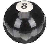 BESTonZON Boule de Billard N°8 en Résine Résistante à l'usure Boule d'Entraînement Ronde et Équilibrée pour Billard Américain Accessoire Portable pour Salle de Jeux et Compétitions
