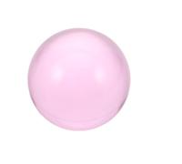 BESTonZON Boule de Jonglage Transparente en Résine 8 CM Rose Accessoire Professionnel pour Jongleurs Adultes et Débutants Balle Acrobatique Légère pour Spectacles et Décoration Scénique