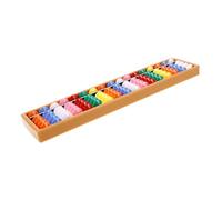 BESTonZON Boulier Abacus Couleur Colonnes Vintage pour Garçon Fille et Étudiants Outil de Calcul Professionnel Apprentissage des Maths et Motricité Fine Adapté École et Maison