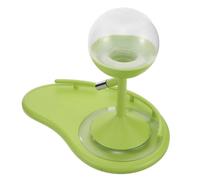 BESTonZON Bouteille d'eau pour Petits Animaux 150 ML, Distributeur Automatique Anti-Goutte à Double Bille, Hauteur Réglable 6,5-12,5 CM, Base Stable, Flacon Distributeur pour Cages de