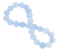 BESTonZON Bracelet En Perles De Cristal Naturel Pour Femme, Bracelet Délicat Extensible, Pierre D’aigue-marine 8mm, Bijoux Décoratifs Pour Tenue Quotidienne, Accessoire De Charme Élégant