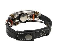 BESTonZON Bracelet Sport Rétro Pour Homme Bracelet Multicouche à Thème Vintage Chaîne De Poignet Bijoux De Poignet