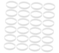 BESTonZON Bracelets Lumineux en Silicone Phosphorescents pour Garçon et Filles Élastiques 100 Pièces Présents de Fête Décorations de Fête Activités de Plein Air