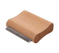 BESTonZON Brosse de Toilettage Cheval et Acier Inoxydable Peigne Ergonomique Antidérapant pour Élimination Poils Morts Brosse Massage Circulation Sanguine Outil pour Soins Équins