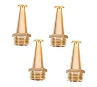 BESTonZON Buse de Pulvérisation pour Lave-auto en Cuivre 4 Pcs Raccord Extérieur, pour Arrosage Jardin et Nettoyage Terrasse