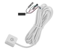 BESTonZON Câble Dalimentation Marche/arrêt À Distance pour Pc avec Bouton Dalimentation Et Alimentation De 1 65 M