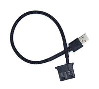 BESTonZON Câble D'Extension De Répartiteur De Ventilateur CPU pour Ordinateur Noir Fil De Connexion du Ventilateur Boîtier De L'Adaptateur USB Câble D'Extension du Ventilateur Ventilateur
