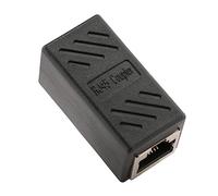 BESTonZON Câble Ethernet Robuste Coupleur en Ligne Femelle vers Femelle 5 Pièces Noir pour Cat7/cat6/cat5