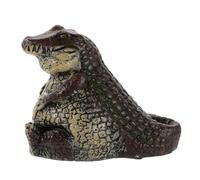 BESTonZON Cache-Clés Extérieur en Résine Résistante aux Intempéries Boîte à Clés Décorative D’Alligator Miniaturisé Rangement Caché pour Clés de Jardin Coffre-Fort Secret pour Terrasse