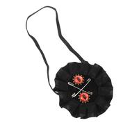 BESTonZON Cache-Œil Gothique Rétro Punk pour Adultes Masque de Cosplay Pirate Unisexe Accessoire Halloween et Carnaval Demi-Masque Ajustable en Tissu Doux Cache-Œil Réutilisable pour