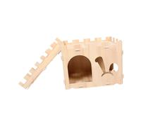 BESTonZON Cachette de Hamster Maison de Hamster Habitat du Petite Maison d'animaux Villa pour Animaux de Compagnie Khaki