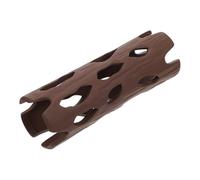 BESTonZON Cachette des Crevettes Maison de Cachette pour Poissons Décoration D’Aquarium en Argile Violette Couleur Café pour Aquarium et Bassin à Poissons et Petits Animaux