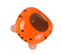 BESTonZON Cachette en Céramique Orange pour Chinchillas et Hérissons, Maison Décorative Confortable et Facile à Transporter, Accessoire Décoration Intérieure