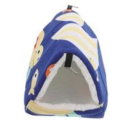 BESTonZON Cachette pour Petit Animal Peluche Douce Maison Confortable pour Hamster Cochon Lézard Barbu Écureuils et Oiseaux Lavable