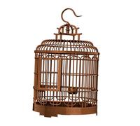 BESTonZON Cage à Oiseaux Portable Plastique Vintage Villa pour Voyage pour Perroquets et Amours Utilisation Intérieure et Extérieure Nettoyage Facile et Pratique