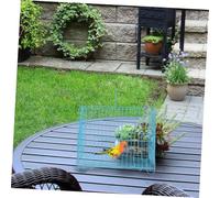 BESTonZON Cage Portable pour Oiseaux et Perroquets Cage de Transport et Aérée Pratique pour Petits Oiseaux pour Animaux de Compagnie Demi Circulaire Moyenne