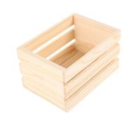 BESTonZON Caisse Miniature pour Décoration De Maison De Poupée Panier Réaliste pour Jardin Féérique Rangement Objets