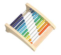 BESTonZON Calculatrice Abacus Outil Apprentissage Montessori avec Perles Colorées pour Garçon Fille Jeu Educatif pour à Compter Calculer et Reconnaître Développement Coordination et Vitesse