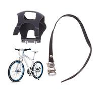 BESTonZON Cale-Pieds de Antidérapants 2Pcs avec Sangles Fixes en Plastique Réglables pour Pédales de de Route et VTT Accessoires de Cyclisme