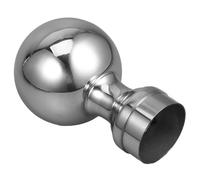BESTonZON Capuchon de Poteau Boule Stable et Résistante en Acier Inoxydable Argenté Accessoire Décoratif pour Garde-corps et Clôtures pour Rampe D'escalier