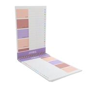 BESTonZON Carnet de Listes de Choses A5 Violet, Bloc-notes de Planification Quotidien Non Daté, 3 Cahiers pour Gestion du Temps et Suivi des Tâches Professionnelles