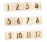 BESTonZON Cartes Dannonce De Naissance Cartes Photo En Bois Pour Le Suivi De La Croissance De Bébé Robustes Pour Garçons Et Filles