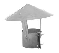 BESTonZON Chapeau De Cheminée Acier Inoxydable avec Protection Anti-Pluie Couvercle pour Conduits Extérieurs Aux Intempéries Et Durable pour Cheminées Et Systèmes De Ventilation