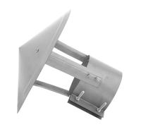 BESTonZON Chapeau de Cheminée Acier Inoxydable avec Protection Pluie pour Tuyaux de Cheminée Couvercle Aux Intempéries pour Flue Extérieur et Foyer Durable et Pratique