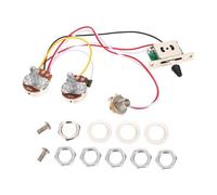 BESTonZON Circuit Câblé pour Guitare Électrique avec Sélecteur Positions Accessoire Compact pour Remplacement et Entretien de Guitare Électrique