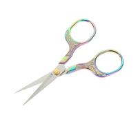 BESTonZON Ciseaux à Coudre en Acier Inoxydable Vintage à Motif Prunier Coupe-Tissu Précis pour Broderie et Travaux Manuels Petit Format Léger Couleur Titane Multicolore Outil de Couture