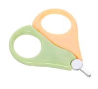 BESTonZON Ciseaux Ongle Garçon Fille Sécurité Coupe-ongles Rond Poignée Ergonomique Acier Inoxydable Petit