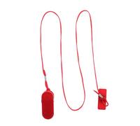 BESTonZON Clé De Sécurité Magnétique pour Tapis De Course, Dispositif D'arrêt d'urgence Aimant Arrondi, Accessoire Compact Rouge 14x35 Mm pour Sécurité Pendant l'exercice
