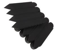 BESTonZON Clôture de Jardin Plastique Noir Panneau de Bordure Paysagère Amovible pour Décoration de Jardin et Protection des Plantes