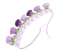BESTonZON Collerette Tricotée pour Chats et Chiens en Laine, Accessoire Adorable de Fleur, Facile à Nettoyer, pour Photos de Vacances et Usage Quotidien